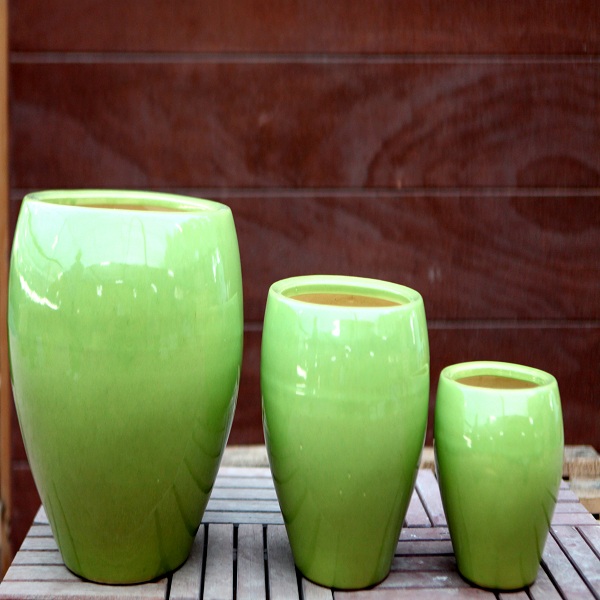 Green Ceramic Pots M-CP-49-IP